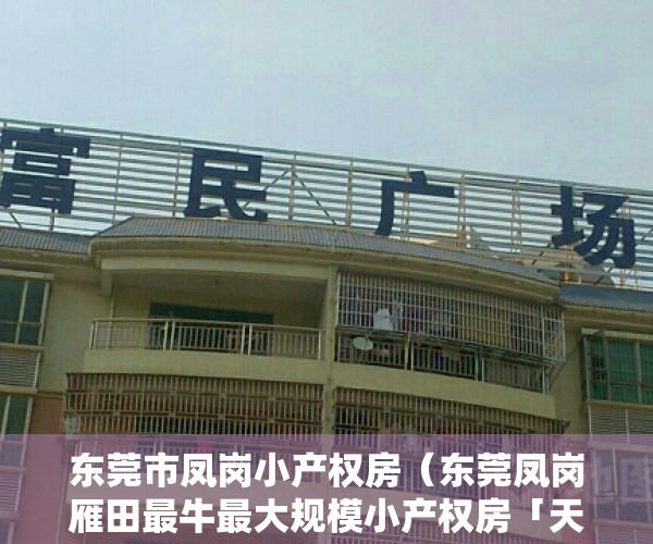 东莞市凤岗小产权房（东莞凤岗雁田最牛最大规模小产权房「天鹅湖畔花园」，凤岗15栋大型花园房首付20万起拎包入住）
