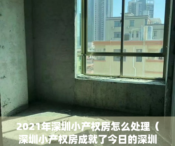 2021年深圳小产权房怎么处理（深圳小产权房成就了今日的深圳？）(深圳小产权房何去何从)
