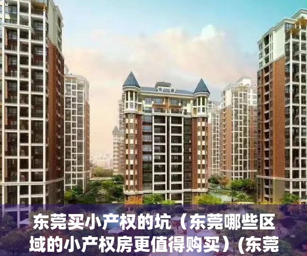 东莞买小产权的坑（东莞哪些区域的小产权房更值得购买）(东莞小产权房值得买吗)