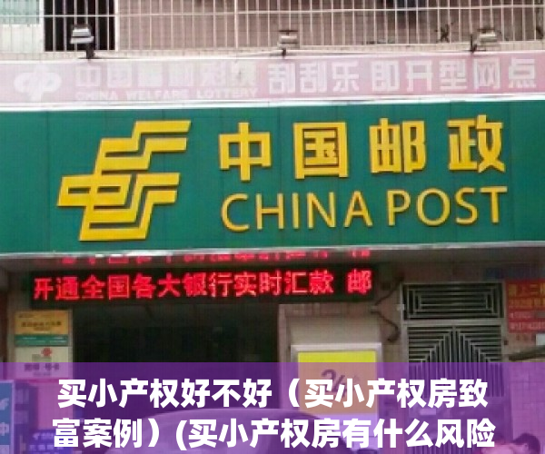 买小产权好不好（买小产权房致富案例）(买小产权房有什么风险产权房)