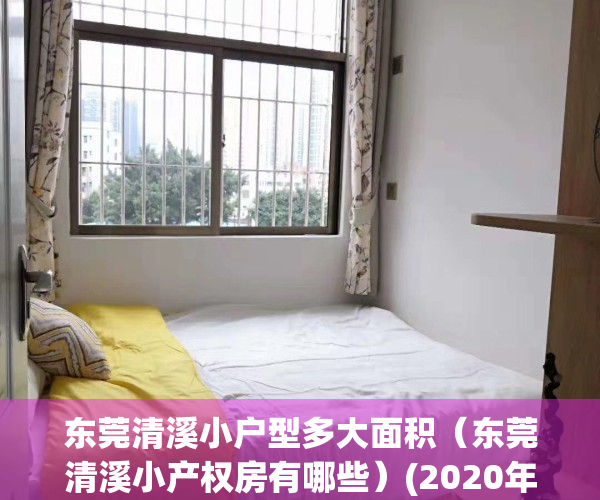 东莞清溪小户型多大面积（东莞清溪小产权房有哪些）(2020年清溪小产权房出售)
