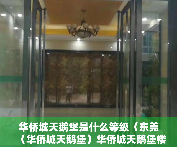 华侨城天鹅堡是什么等级（东莞（华侨城天鹅堡）华侨城天鹅堡楼盘网站丨华侨城天鹅堡楼盘详情最新房价）