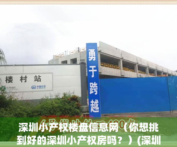 深圳小产权楼盘信息网（你想挑到好的深圳小产权房吗？）(深圳小产权房最新政策2021房价)