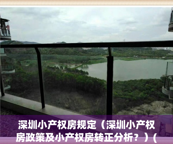 深圳小产权房规定（深圳小产权房政策及小产权房转正分析？）(深圳小产权房规范管理政策将出台)