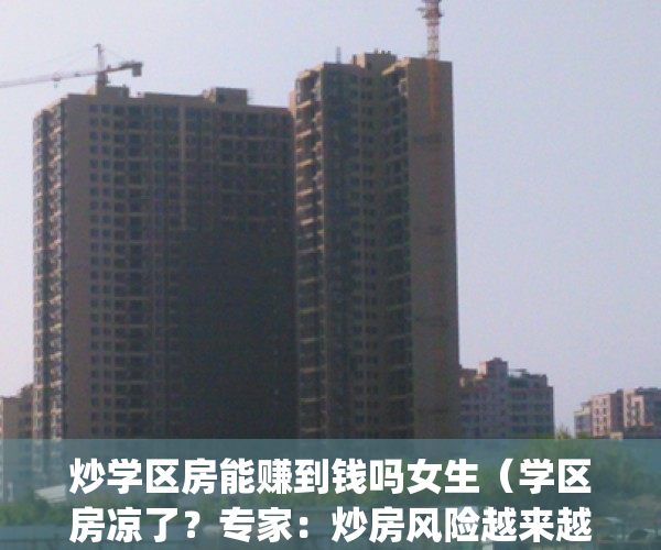 炒学区房能赚到钱吗女生（学区房凉了？专家：炒房风险越来越大）(炒作学区房)