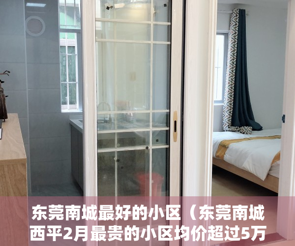 东莞南城最好的小区（东莞南城西平2月最贵的小区均价超过5万平，均价45110元平）