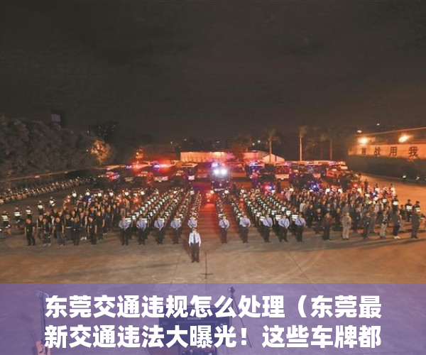 东莞交通违规怎么处理（东莞最新交通违法大曝光！这些车牌都上榜了！有你的吗？）