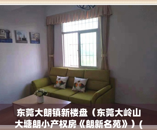 东莞大朗镇新楼盘（东莞大岭山大塘朗小产权房《朗新名苑》）(大朗镇小区)