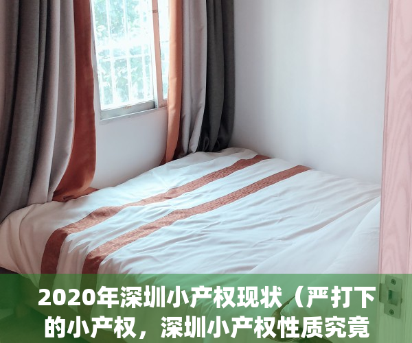 2020年深圳小产权现状（严打下的小产权，深圳小产权性质究竟分几种？）(2021年深圳小产权房政策解读)