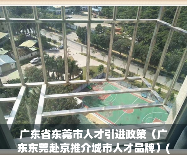 广东省东莞市人才引进政策（广东东莞赴京推介城市人才品牌）(东莞人才引进政策2020补贴多少钱)