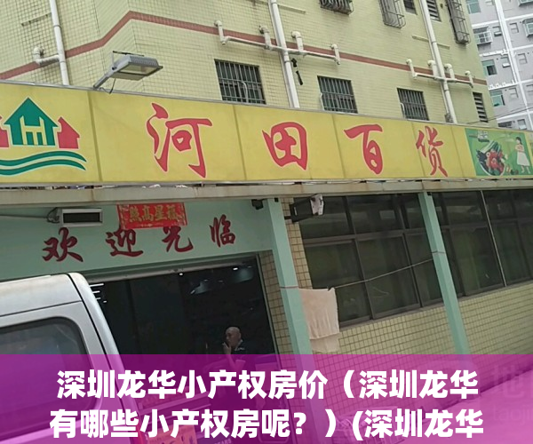 深圳龙华小产权房价（深圳龙华有哪些小产权房呢？）(深圳龙华小产权房2019新盘)
