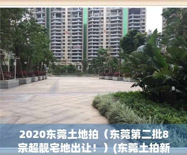 2020东莞土地拍（东莞第二批8宗超靓宅地出让！）(东莞土拍新政)