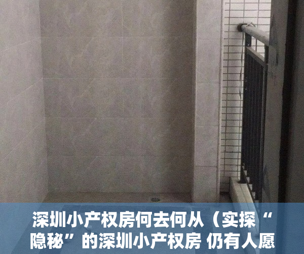 深圳小产权房何去何从（实探“隐秘”的深圳小产权房 仍有人愿意冒风险）