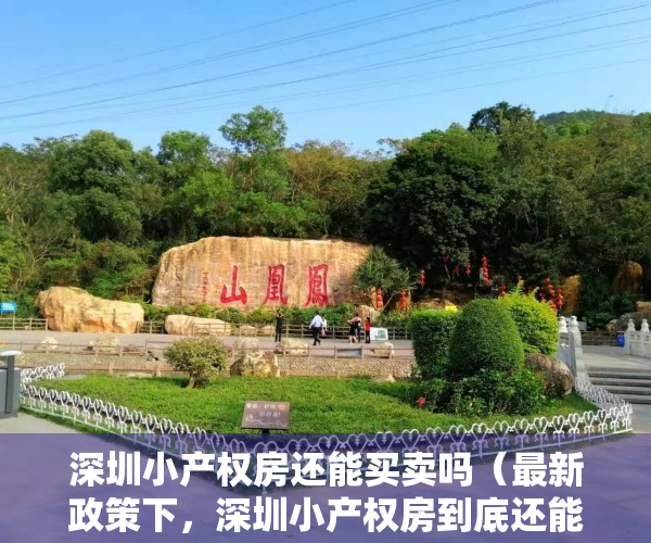 深圳小产权房还能买卖吗（最新政策下，深圳小产权房到底还能不能买，风险大吗？）