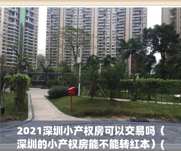 2021深圳小产权房可以交易吗（深圳的小产权房能不能转红本）(深圳小产权房可以转让吗)