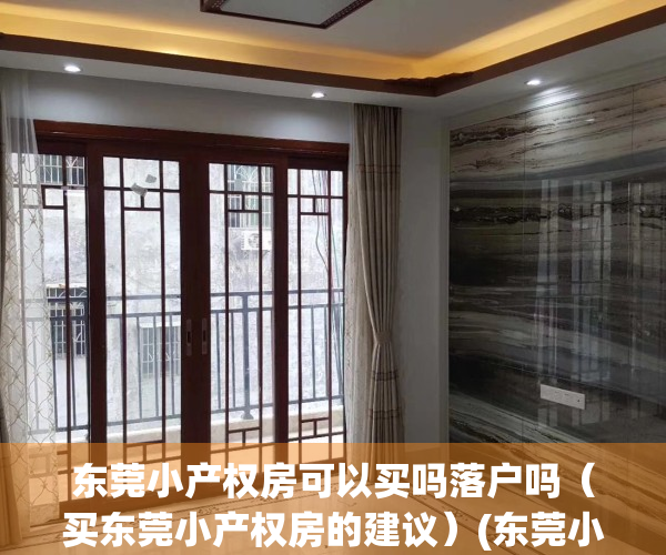 东莞小产权房可以买吗落户吗（买东莞小产权房的建议）(东莞小产权好出手吗)