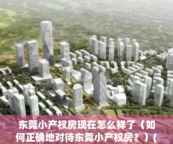 东莞小产权房现在怎么样了（如何正确地对待东莞小产权房？）(东莞小产权房最新政策出台)