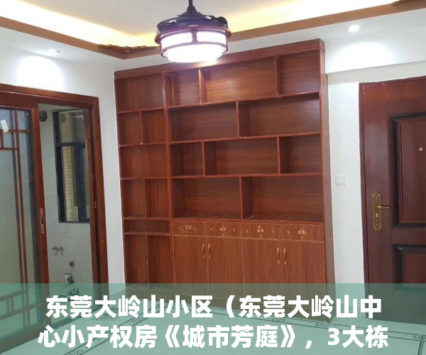 东莞大岭山小区（东莞大岭山中心小产权房《城市芳庭》，3大栋120套，距R1线大岭山站100米，沃尔玛商圈）