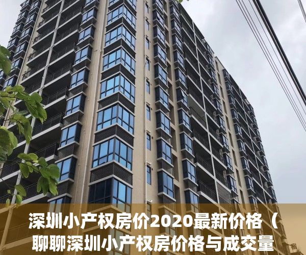 深圳小产权房价2020最新价格（聊聊深圳小产权房价格与成交量）(深圳小产权价格趋势)