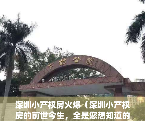 深圳小产权房火爆（深圳小产权房的前世今生，全是您想知道的故事！）(深圳小产权房房源)