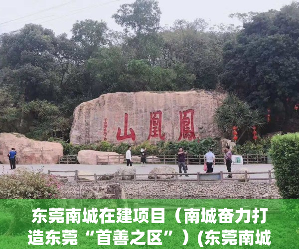 东莞南城在建项目（南城奋力打造东莞“首善之区”）(东莞南城具体地址)
