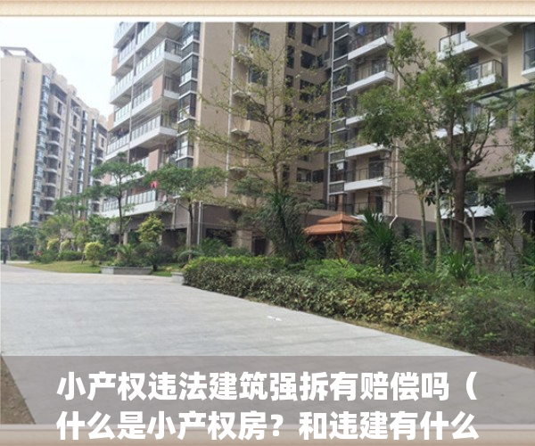 小产权违法建筑强拆有赔偿吗（什么是小产权房？和违建有什么区别？）(小产权房违建 打击)