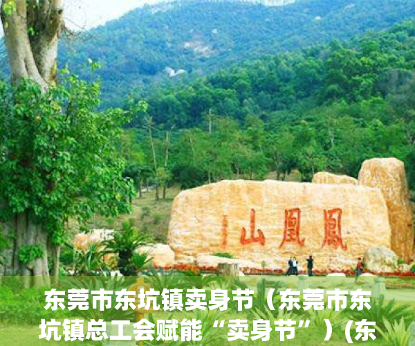 东莞市东坑镇卖身节（东莞市东坑镇总工会赋能“卖身节”）(东坑的卖身节)