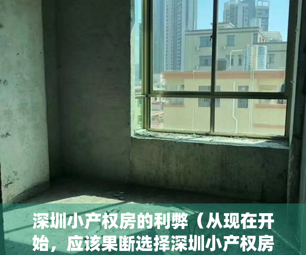 深圳小产权房的利弊（从现在开始，应该果断选择深圳小产权房！）(深圳小产权房子能买吗受法律保护吗)