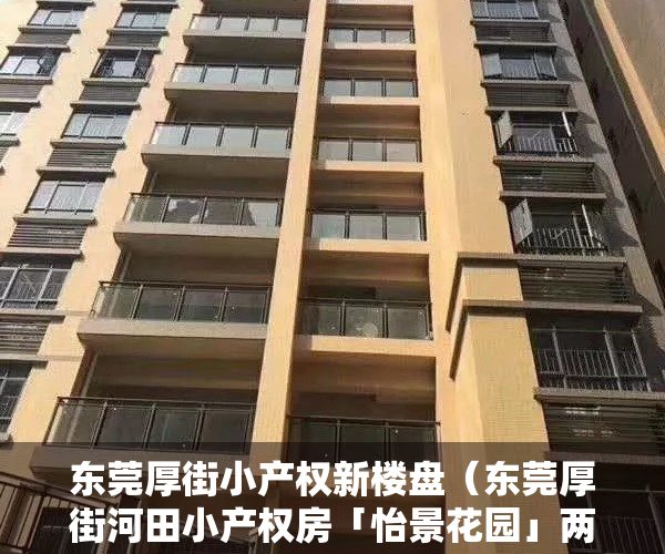东莞厚街小产权新楼盘（东莞厚街河田小产权房「怡景花园」两栋现房，首付3成，分期10年）