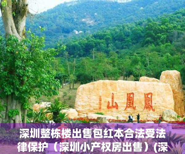 深圳整栋楼出售包红本合法受法律保护（深圳小产权房出售）(深圳整栋大红本的房子能买吗)