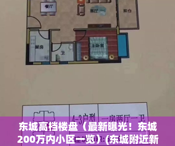 东城高档楼盘（最新曝光！东城200万内小区一览）(东城附近新楼盘)
