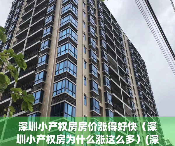 深圳小产权房房价涨得好快（深圳小产权房为什么涨这么多）(深圳小产权房为什么那么多)