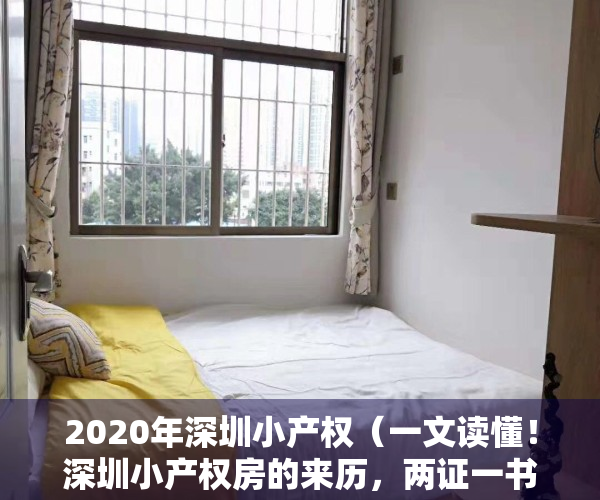 2020年深圳小产权（一文读懂！深圳小产权房的来历，两证一书有历史遗留的来历！）