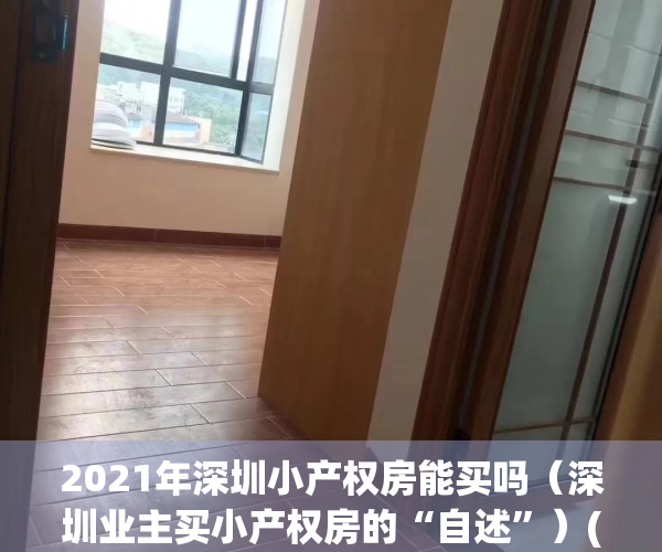 2021年深圳小产权房能买吗（深圳业主买小产权房的“自述”）(2020深圳小产权房可以买吗)