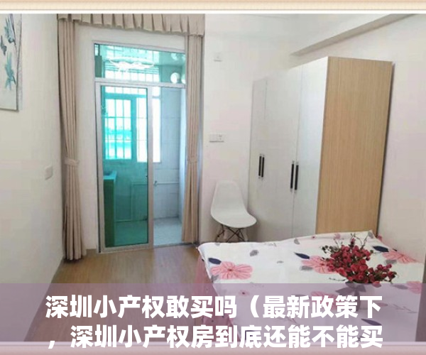 深圳小产权敢买吗（最新政策下，深圳小产权房到底还能不能买，风险大吗）