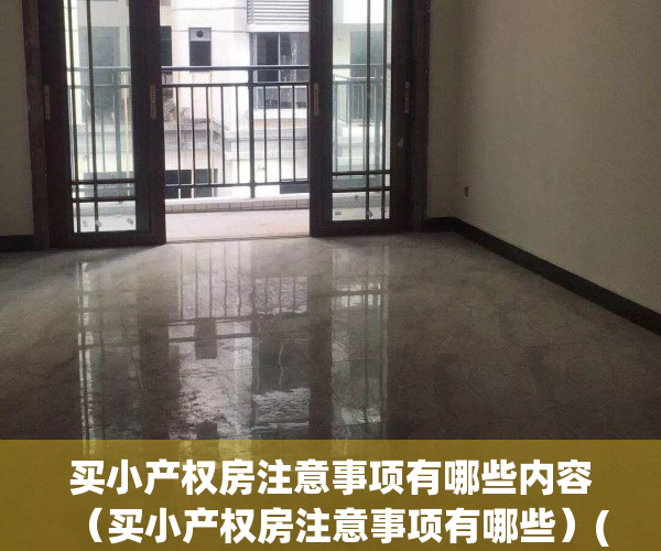 买小产权房注意事项有哪些内容（买小产权房注意事项有哪些）(买小产权房子应该注意什么)