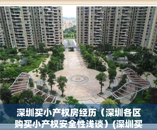 深圳买小产权房经历（深圳各区购买小产权安全性浅谈）(深圳买小产权房感受)