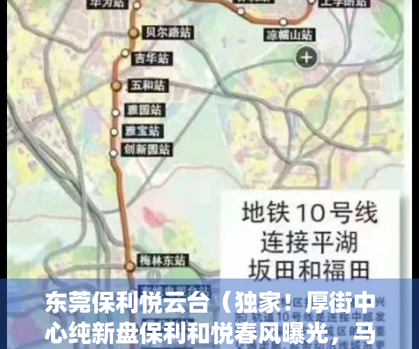 东莞保利悦云台（独家！厚街中心纯新盘保利和悦春风曝光，马上入市！）(东莞保利阅云台楼盘)