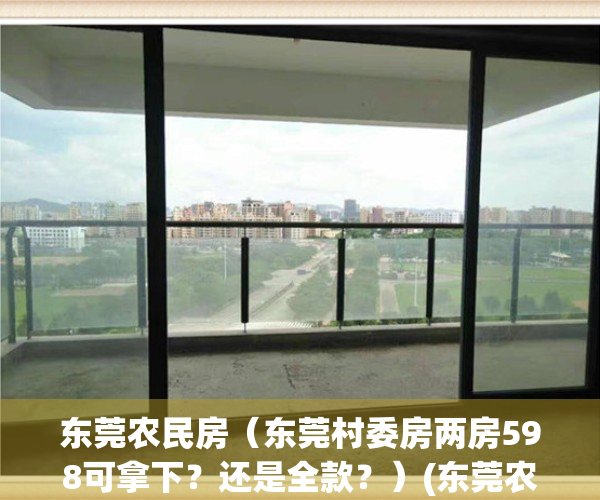 东莞农民房（东莞村委房两房598可拿下？还是全款？）(东莞农民房拆迁补偿标准)