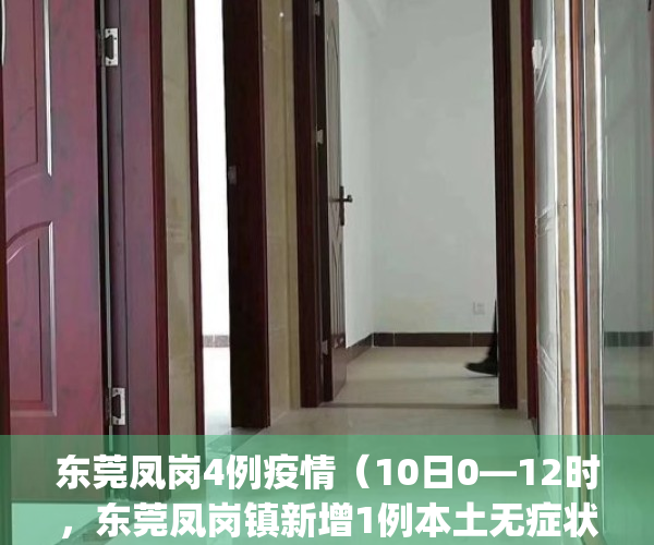 东莞凤岗4例疫情（10日0—12时，东莞凤岗镇新增1例本土无症状感染者）(广东东莞凤岗昨日疫情)