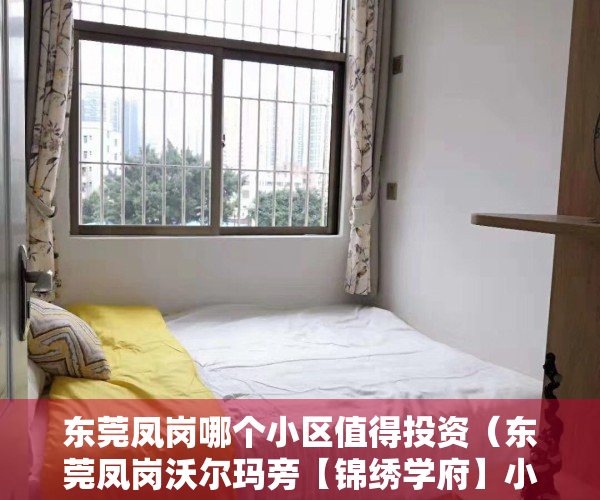 东莞凤岗哪个小区值得投资（东莞凤岗沃尔玛旁【锦绣学府】小产权房最新开盘出售 均价5380元起）