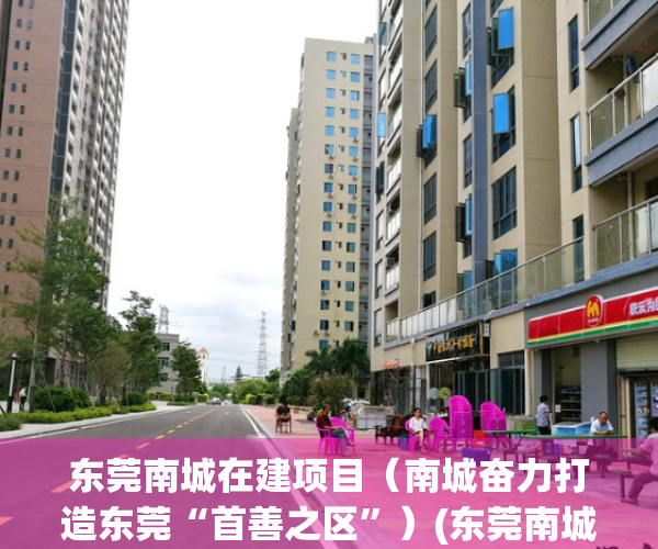 东莞南城在建项目（南城奋力打造东莞“首善之区”）(东莞南城新楼盘开盘信息)
