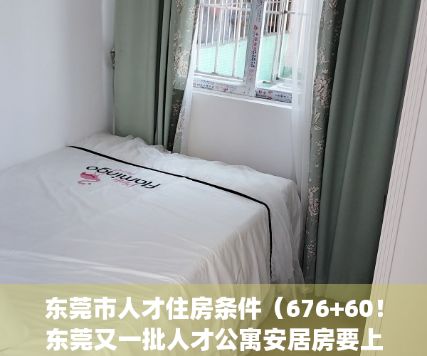 东莞市人才住房条件（676+60！东莞又一批人才公寓安居房要上新！）(东莞人才房在哪里)
