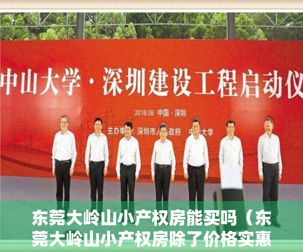 东莞大岭山小产权房能买吗（东莞大岭山小产权房除了价格实惠还有其他优势吗）
