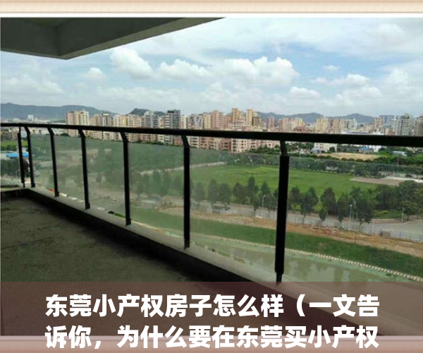 东莞小产权房子怎么样（一文告诉你，为什么要在东莞买小产权房！）(东莞小产权房为什么这么便宜)