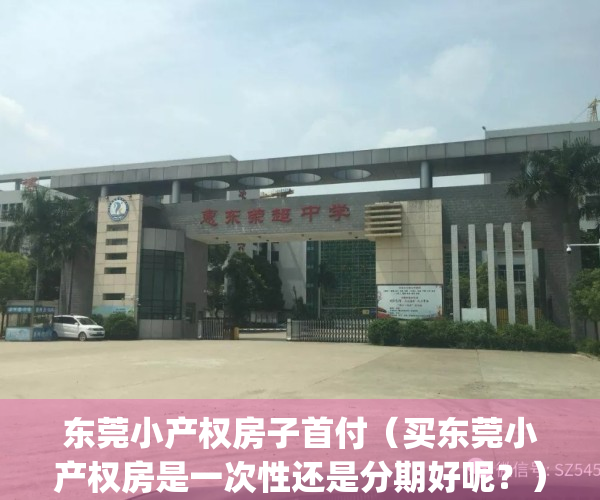 东莞小产权房子首付（买东莞小产权房是一次性还是分期好呢？）(东莞房价小产权)