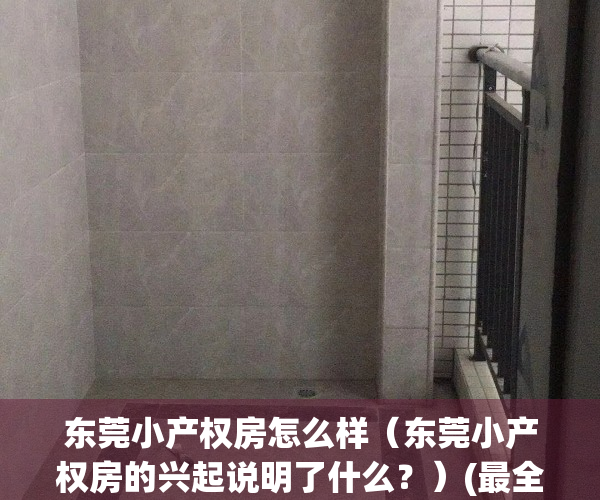 东莞小产权房怎么样（东莞小产权房的兴起说明了什么？）(最全东莞小产权)