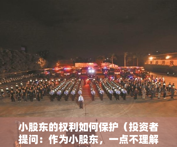 小股东的权利如何保护（投资者提问：作为小股东，一点不理解，公司汽车板不是全流程炼钢，是购买华菱涟）