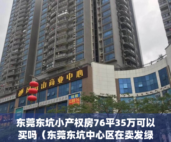 东莞东坑小产权房76平35万可以买吗（东莞东坑中心区在卖发绿本统建楼小产权房出售东坑骏达警务室附近在卖发绿本统建楼小产权房出售现房可分期）