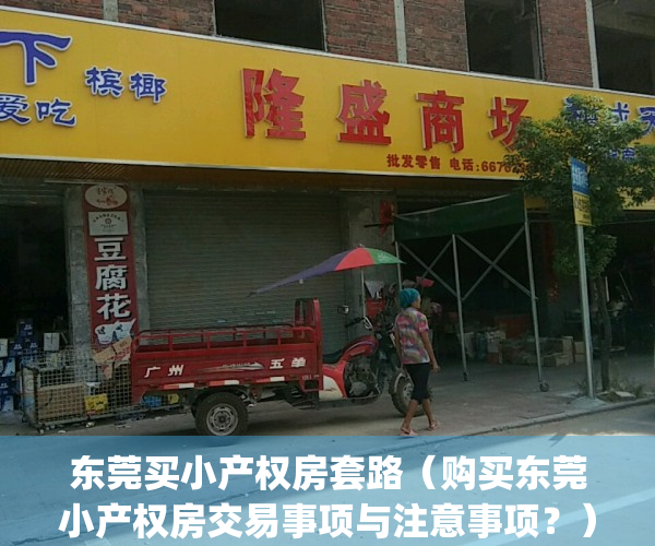 东莞买小产权房套路（购买东莞小产权房交易事项与注意事项？）(东莞小产权房可以买吗?产权房)
